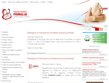 Tablet Screenshot of komora-primalja.hr